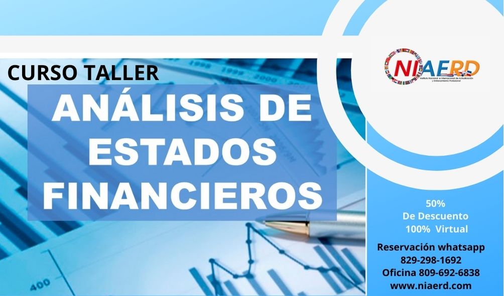 CURSO TALLER ANALISIS ESTADOS FINANCIEROS FLYER HORIZONTAL