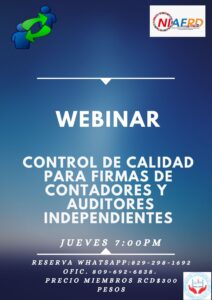 WEBINAR CONTROL DE CALIDAD